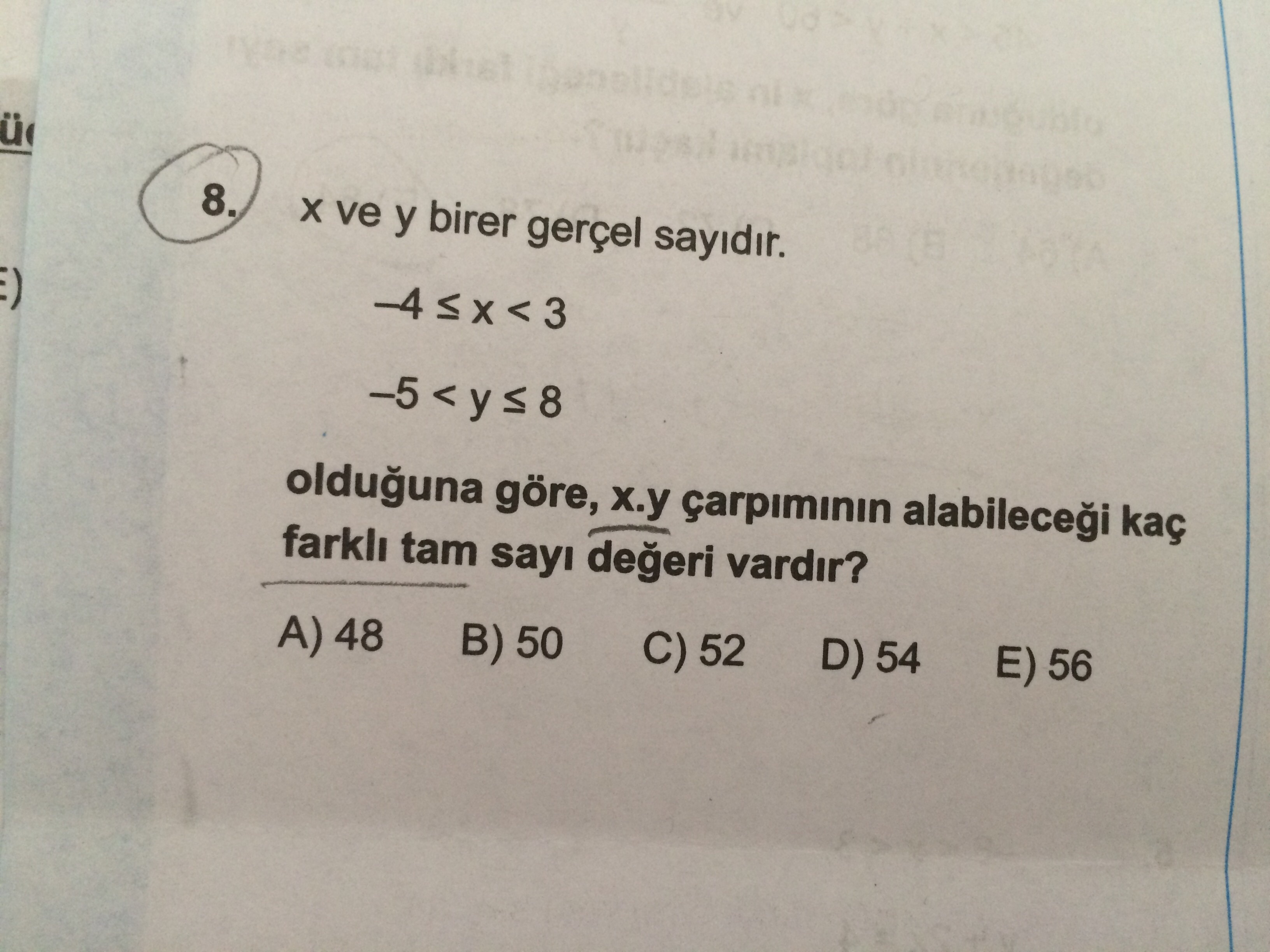 eşitsizlikler 3